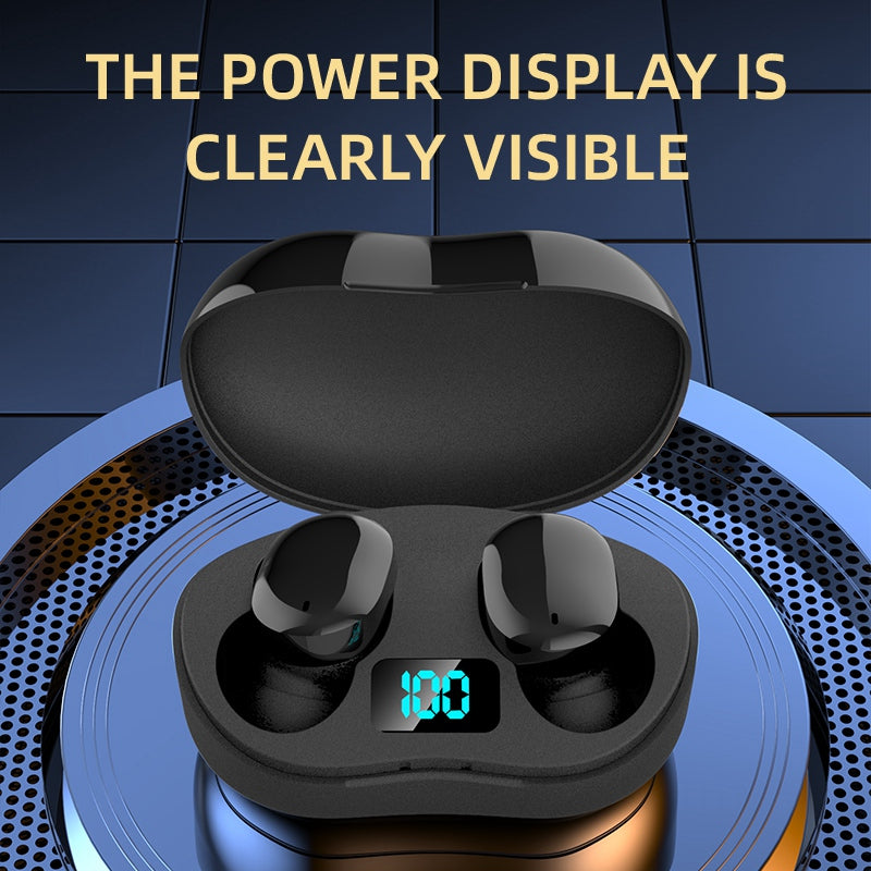 E8S Mini Bluetooth Wireless Earphone HiFi Sound Headset Sports Headphone with Charging Case E8S Mini Bluetooth Wireless Earphone HiFi Sound Headset Sports Headphone with Charging Case